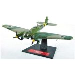 Heinkel He 111H-6 German WWII bomber model on display stand