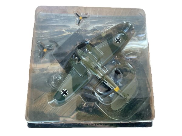 German WWII die-cast model aircraft in camouflage packaging