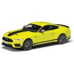 Yellow Ford Mustang Mach 1 model car