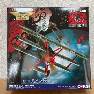 Revell Fokker Dr.I model airplane kit box