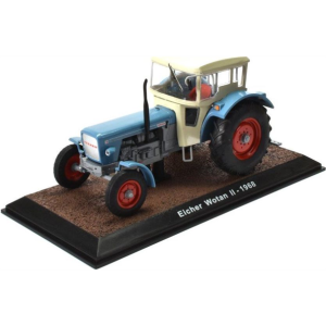 Eicher Wotan II 1968 model tractor on display base